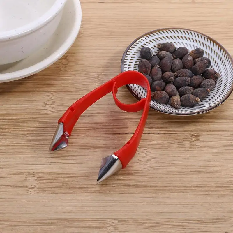 Strawberry Huller Metal Tomato Stalks Plastic Fruit Leaf Stainless Knife Stem Remover Friut Peeler Kitchen Gadgets Accessories | Дом и сад
