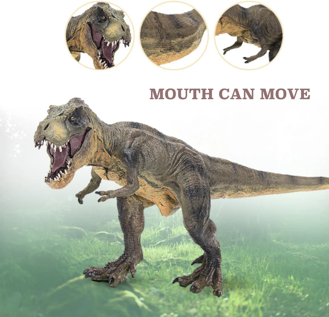 Игрушечный пластиковый динозавр UTTORA Tyrannosaurus Rex модель подарок на день рождения