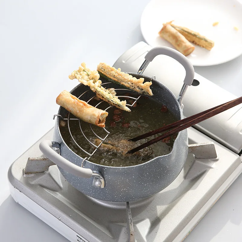 WIILII 18 см Tempura сковорода для жарки фритюрница питьевая стандартная деталь с
