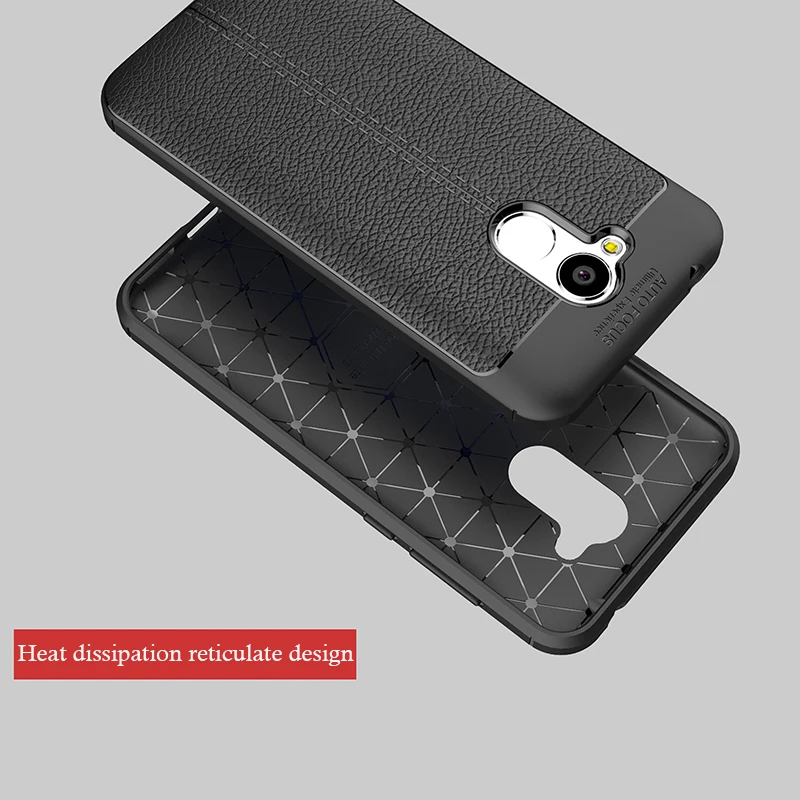 Luxury Leather Phone Case For Honor 6A Silicone Shockproof Litchi Pattern Cover Soft TPU Funda Huawei 5.0 inch |