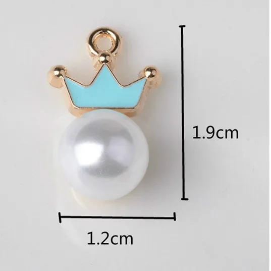 30 PCS 12*19mm Fashion Metal Alloy Imitation Pearl Pendant Connectors Charm For Earrings Accessories | Украшения и аксессуары