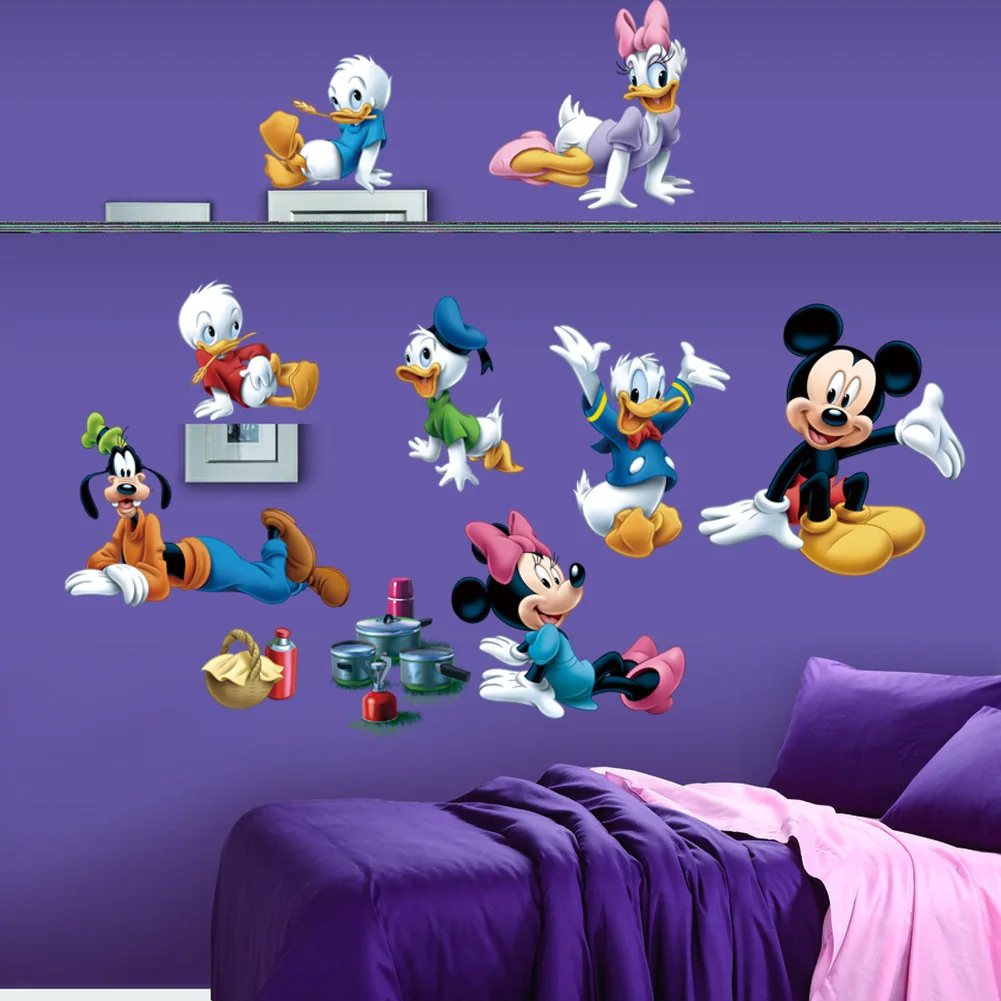 Disney новая наклейка "Мстители" Детская комната спальня фон водостойкие временные наклейки