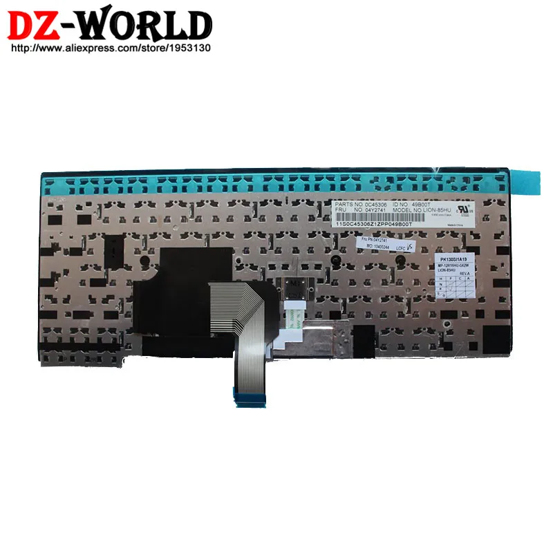 Новая Оригинальная клавиатура HU Венгрия для ноутбука Lenovo Thinkpad E431 E440 L440 L450 L460 T440