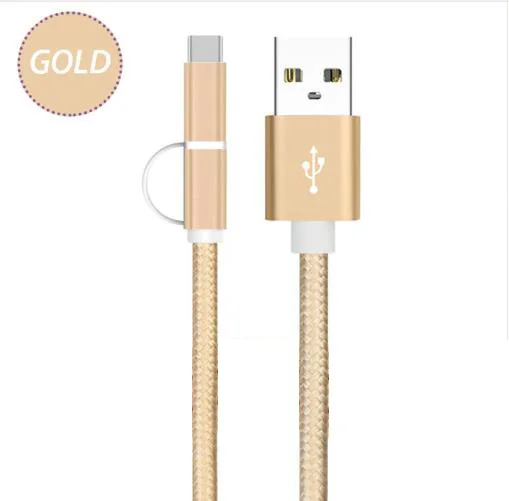 Короткий кабель micro usb type c 25 см 2 в 1 для samsung galaxy s10 s9 s8 s7 J5 J7 A3 A5 A7 A8 A9 2017 2018