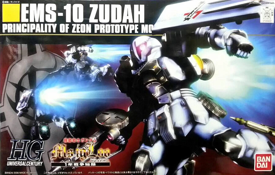 Bandai Gundam 1/144 HGUC EMS 10 Zudah собрать модель Наборы фигурки пластмассовые игрушечные