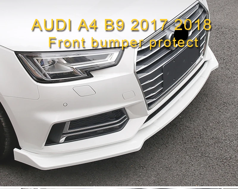 Gelinsi для Audi A4 S4 B9 на передний бампер для автомобильного стайлинга защитный чехол для крыла накладка рамка наклейка внешние части аксессуары