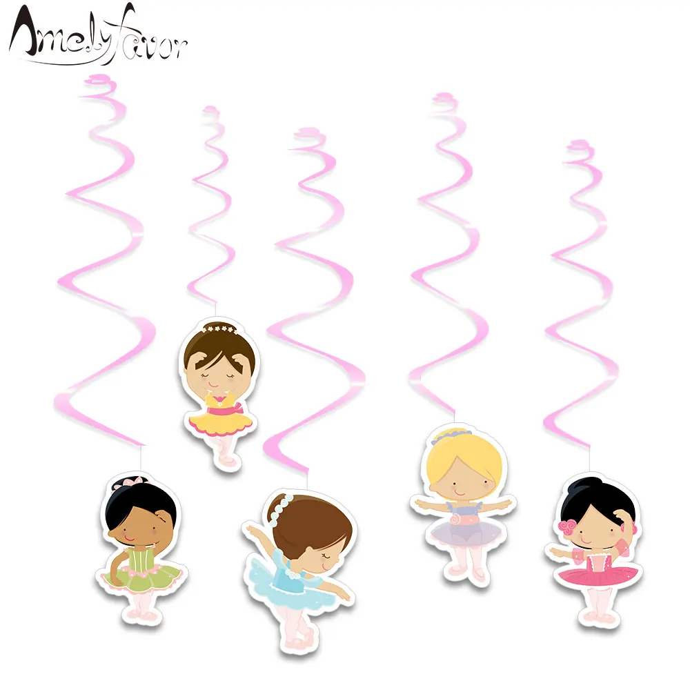 Балерины тема потолок Висячие вихревое украшение балет Детские аксессуары для