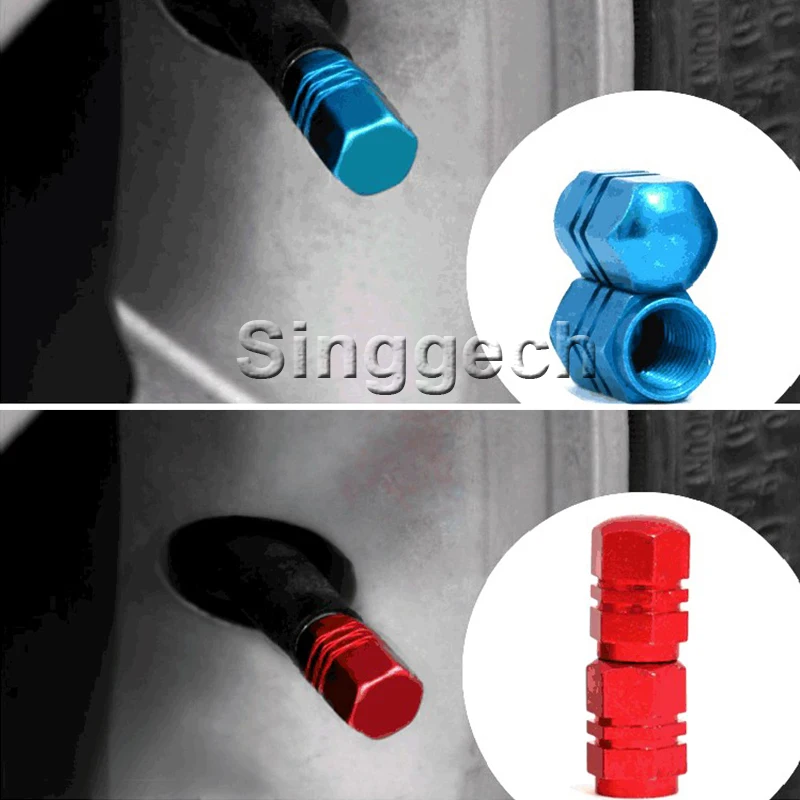 4 шт. алюминиевое колесо автомобиля шина воздуха колпачки для Chevrolet Cruze Авео