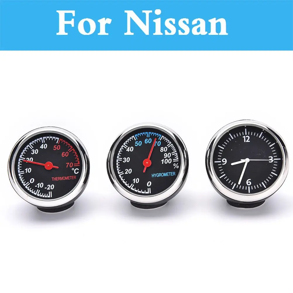 Автомобильный цифровой термометр гигрометр часы для Nissan Altima Armada Avenir Juke Nismo 350z 370z Ad
