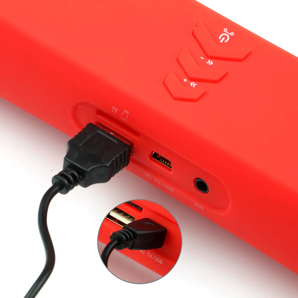 Портативный беспроводной Bluetooth V2.1 + EDR динамик HD Громкий бас качество звука для