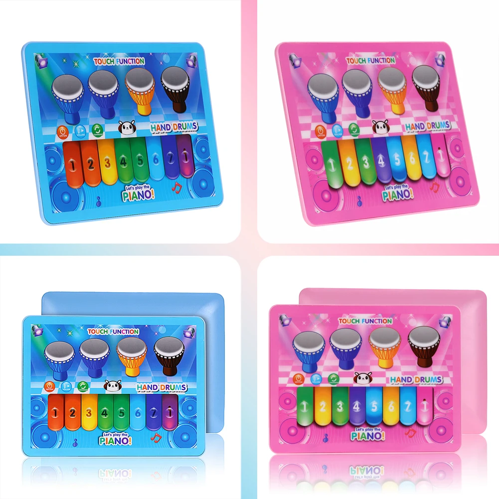 Детская музыкальная игрушка для планшета красочный сенсорный экран пианино