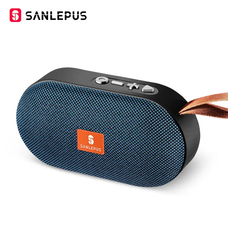 SANLEPUS Мини Bluetooth динамик портативный беспроводной динамик звуковая система 3D стерео музыка объемный Поддержка Bluetooth, TF AUX USB