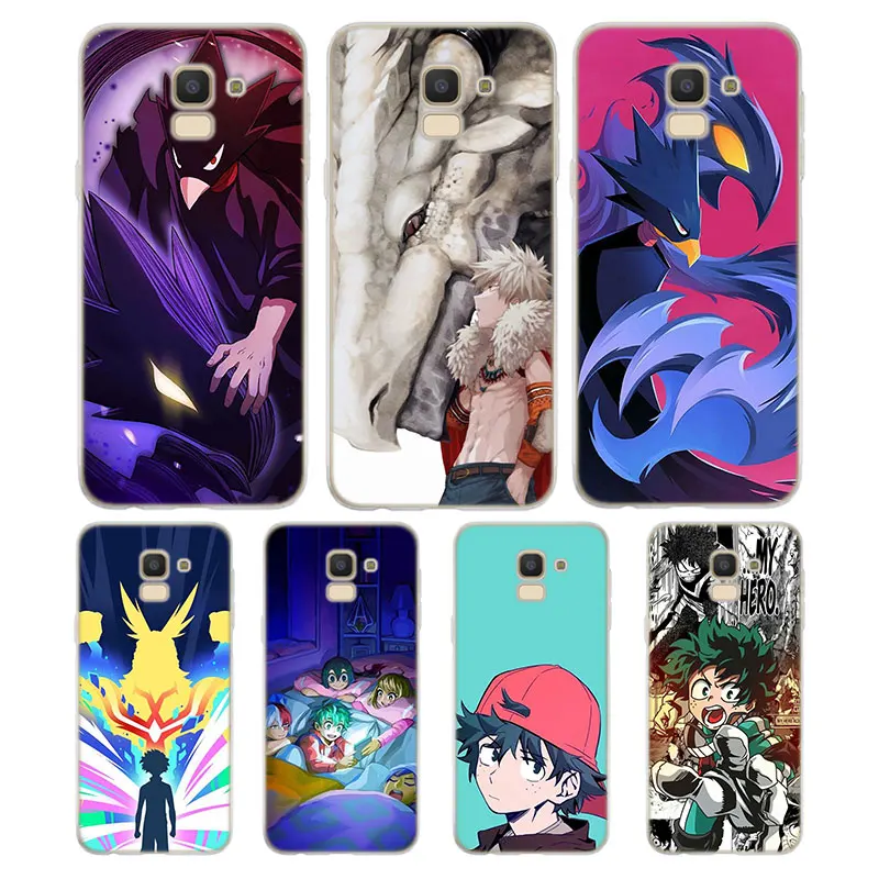 Силиконовый чехол для телефона My Boku No Hero Academia матовый Samsung Galaxy j8 j7 j6 j5 j4 j3 Plus Prime 2018