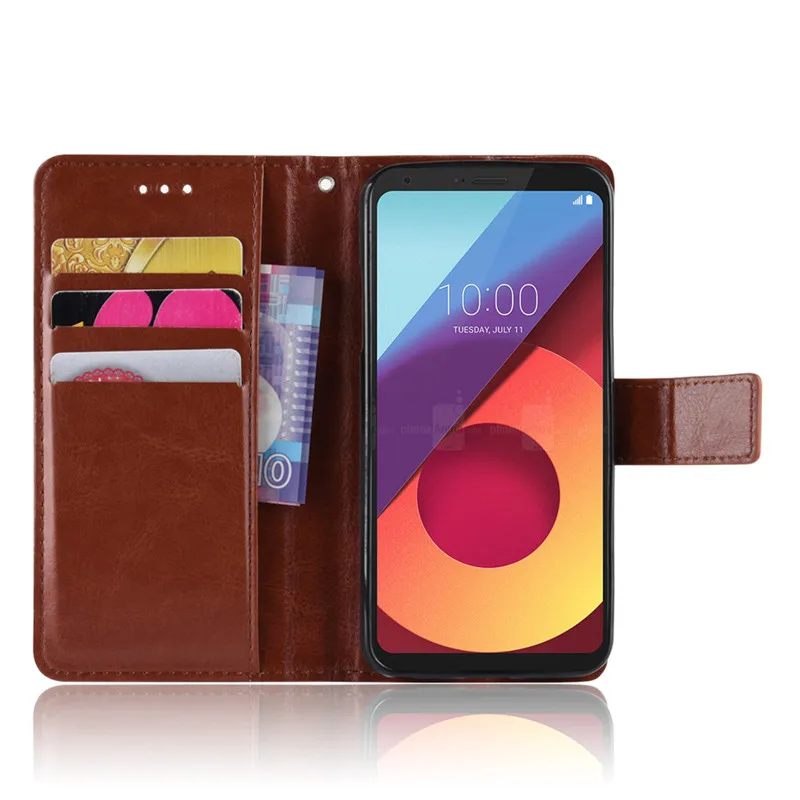 Для LG Q6 чехол LG Q6 плюс X600 чехол силиконовый чехол-бумажник чехол для телефона из искусственной кожи для LG Q6 Альфа Q6A M700 LGQ6 Q 6 Чехол с откидной крышкой