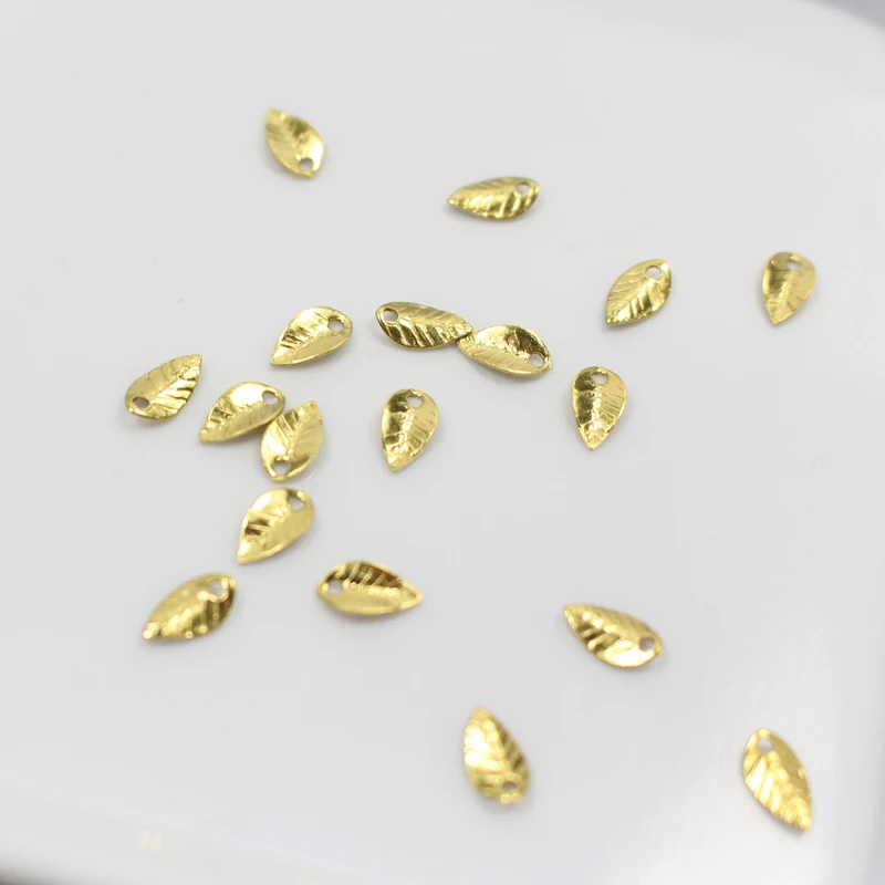 100 шт. латунные бусины для бижутерии 4 х7 мм|flower pieces|for making jewelryaccessories for jewelry |