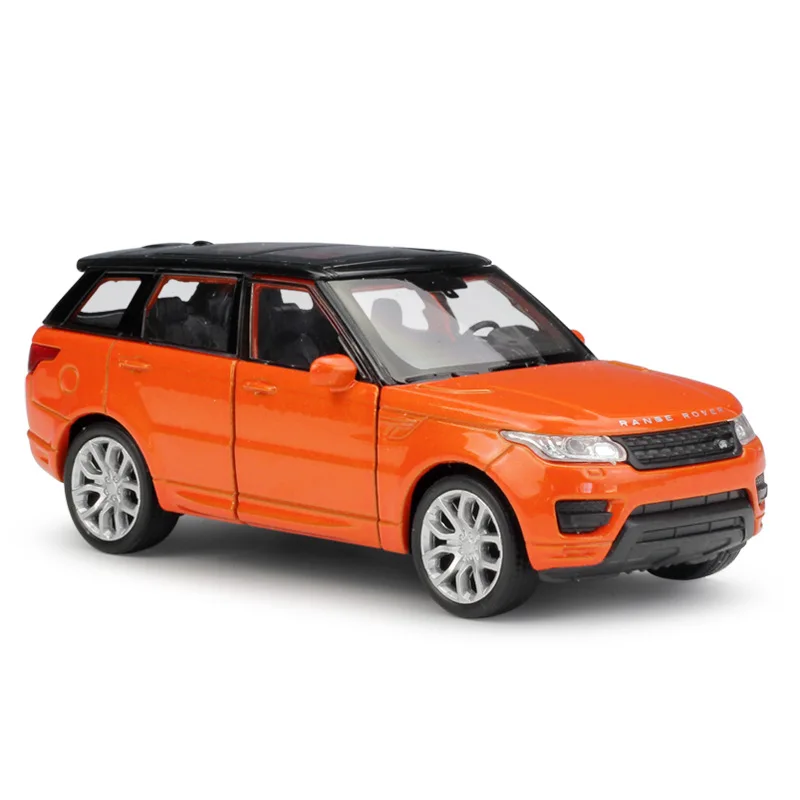 Orange 1:36 Welly Range Rover Sport SUV сплав игрушки тянуть назад литья под давлением модель автомобиля - Цвет: Orange