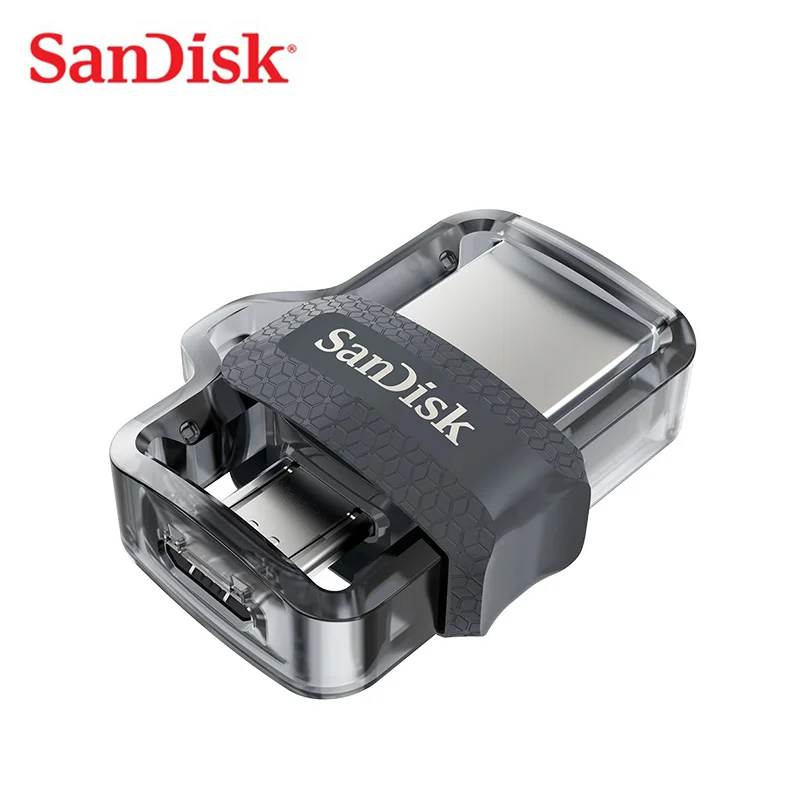 Флеш накопитель SanDisk mini 32 Гб OTG USB флеш 16 ГБ 64 128 двойной Автомобильный ключ Usb 3 0