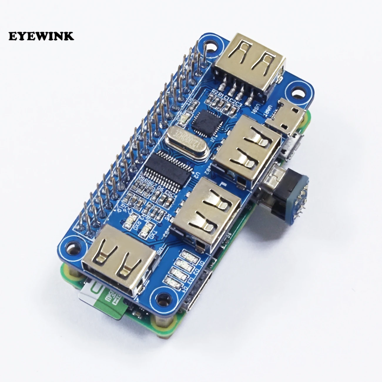 Raspberry Pi 3 USB HUB HAT Плата расширения 4 порта для UART последовательной отладки подходит
