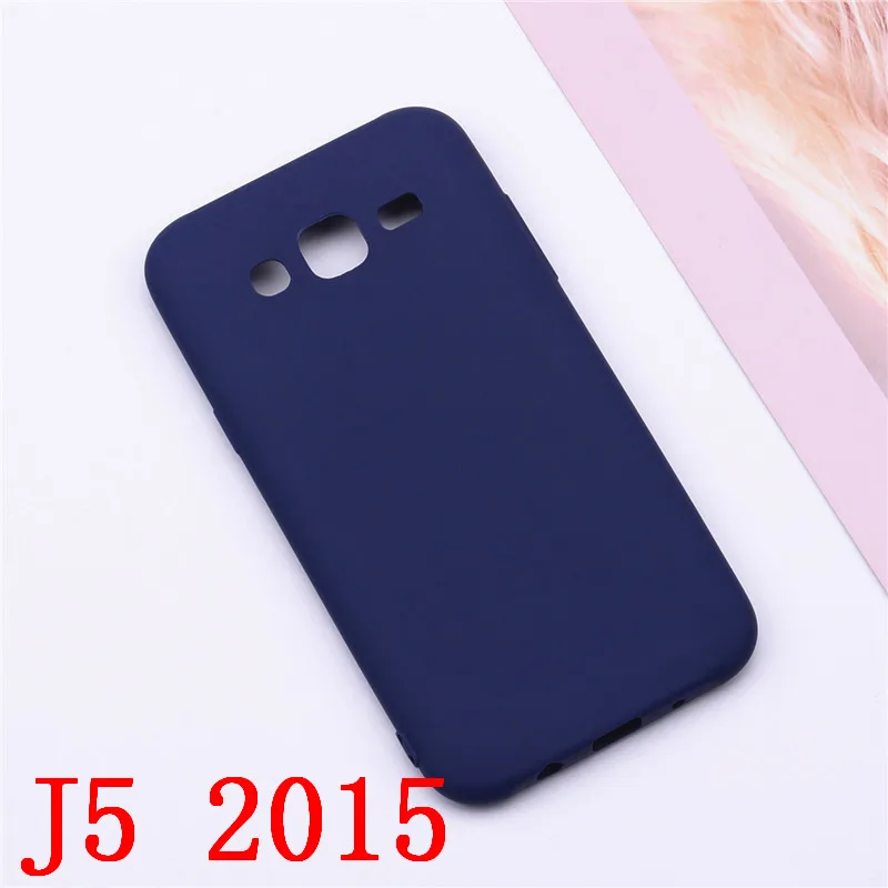 Силиконовый чехол-накладка из мягкого ТПУ чехол для samsung Galaxy J5 чехол J5 J510 J510F J5 J500F Galaxy J5 J530F чехол силиконовый чехол Funda - Цвет: Dark Blue J5 2015