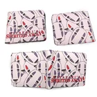 Кошелек из искусственной кожи для мужчин и женщин, короткий бумажник с аниме рисунком аниме, с безликим покрытием, Тоторо, с карманом для монет, для школьников