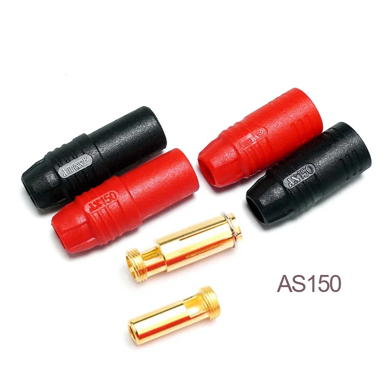 Amass AS150 7 мм позолоченные женские и мужские разъемы для RC Lipo батареи анти Искра