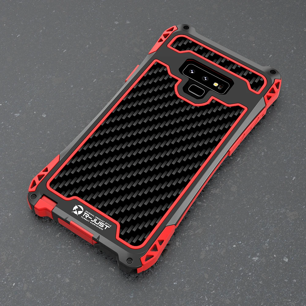 

for Samsung galaxy note 9 case cover Metal Aluminum Shockproof bumper case protect For Samsung Note8 s9 s8 cases Heavy Duty