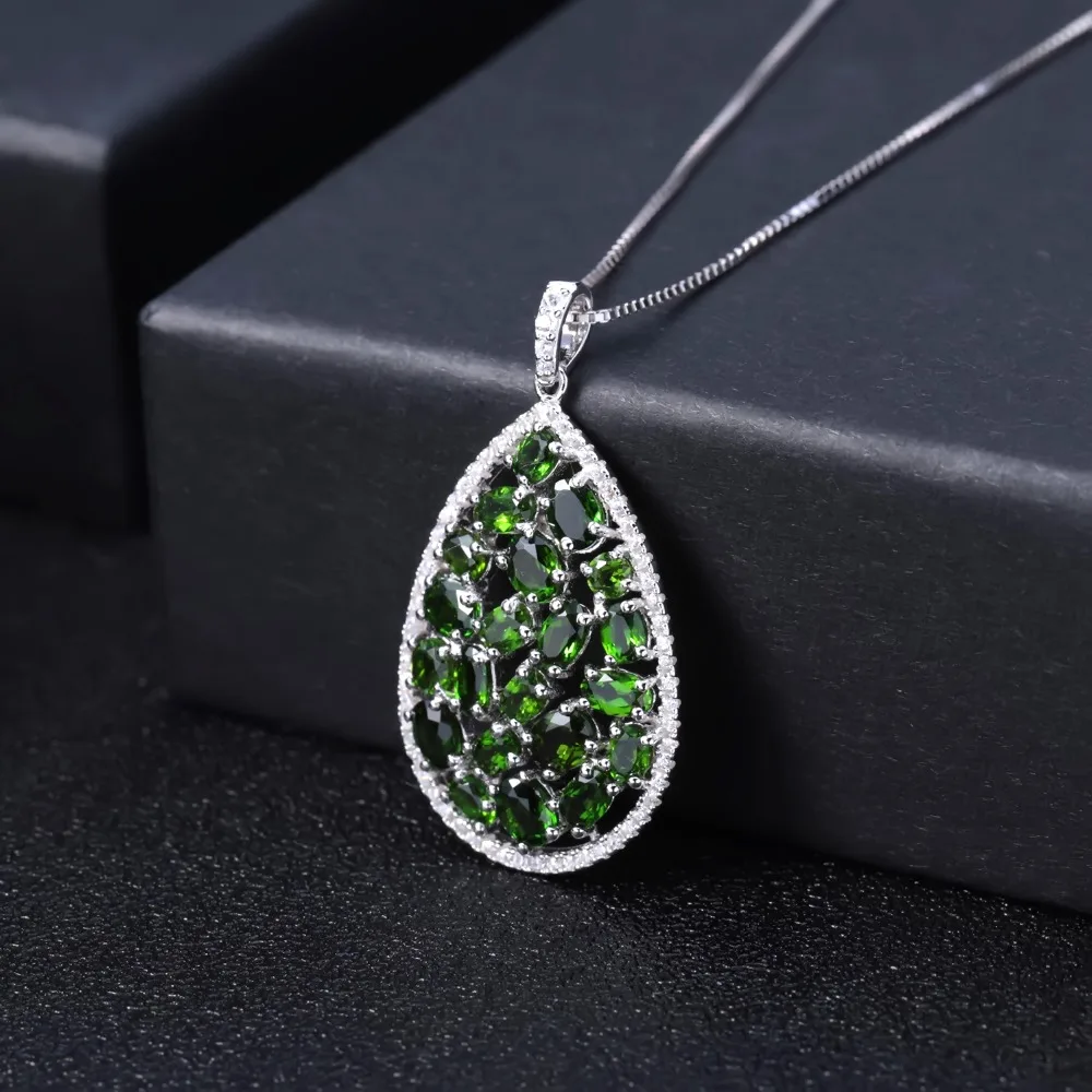 GEM'S BALLET 5.98Ct натуральный хром диопсид изысканные ювелирные изделия из