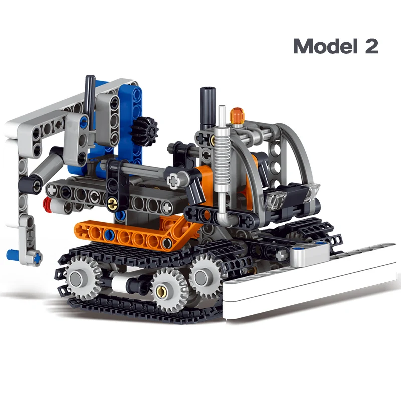 

2 IN 1 High-tech City Loader Building Blocks Compatible Loader Construction Vehicle Car Model Toy For Children Gift