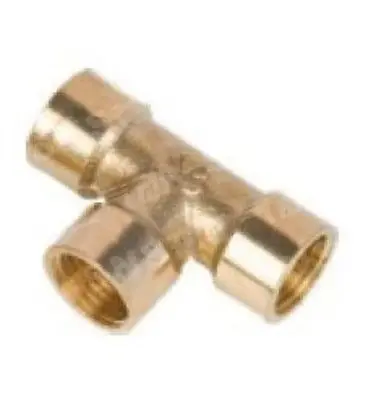 25 шт. 3 способа 1/2 &quotBSP тройник женский соединительная труба Латунный