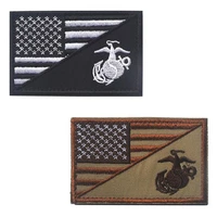 3d fabric american flag seal commando embroidery badge patch military tactics morale armband outdoor sports package chapter