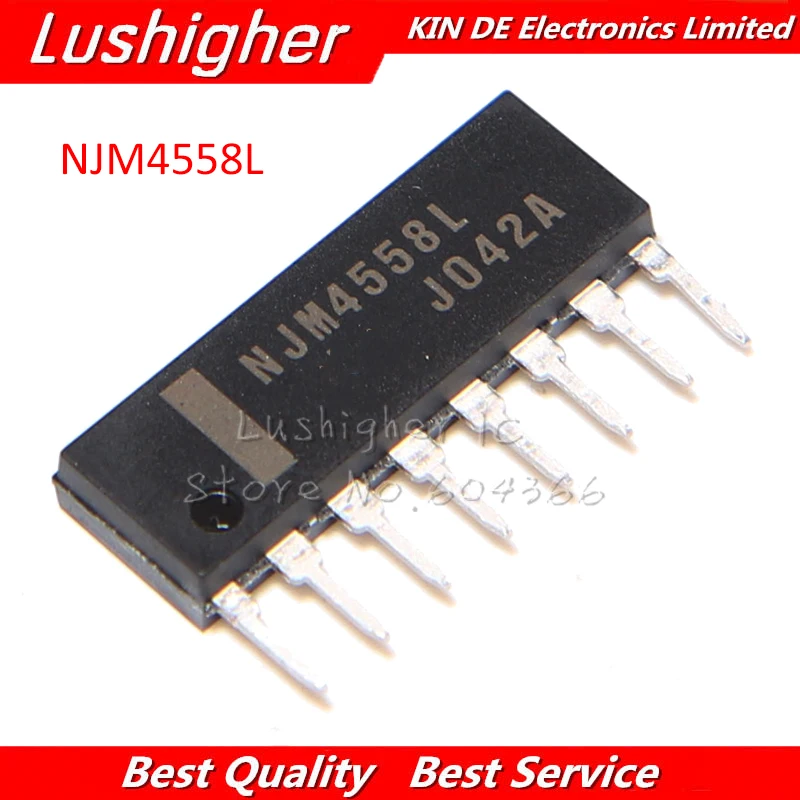 

10 шт. NJM4558L JRC4558L SIP-8 NJM4558 SIP JRC4558 IC