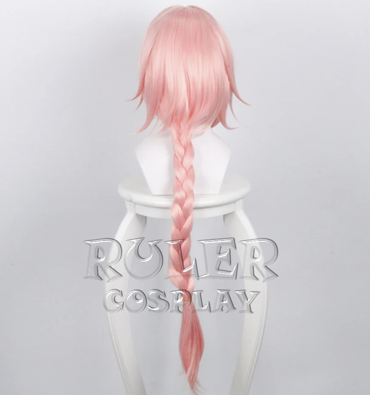Fate Apocrypha всадник парик аниме Astolfo + украшение для волос Кепки синтетический