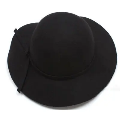 

[DINGDNSHOW] Fashion Fedora Hat Children Wool Soft Wide Brim Winter Cap Sombreros Warm Felt Bowler Hats for Boy and Girl