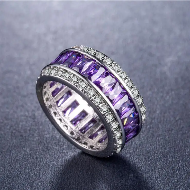 Европейские и американские кольца для женщин 9 цветов микро инкрустация