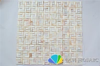 freshwater shell mother of pearl mosaic tile for house decoration wall tile natural color 11 square feetlot convex pattern