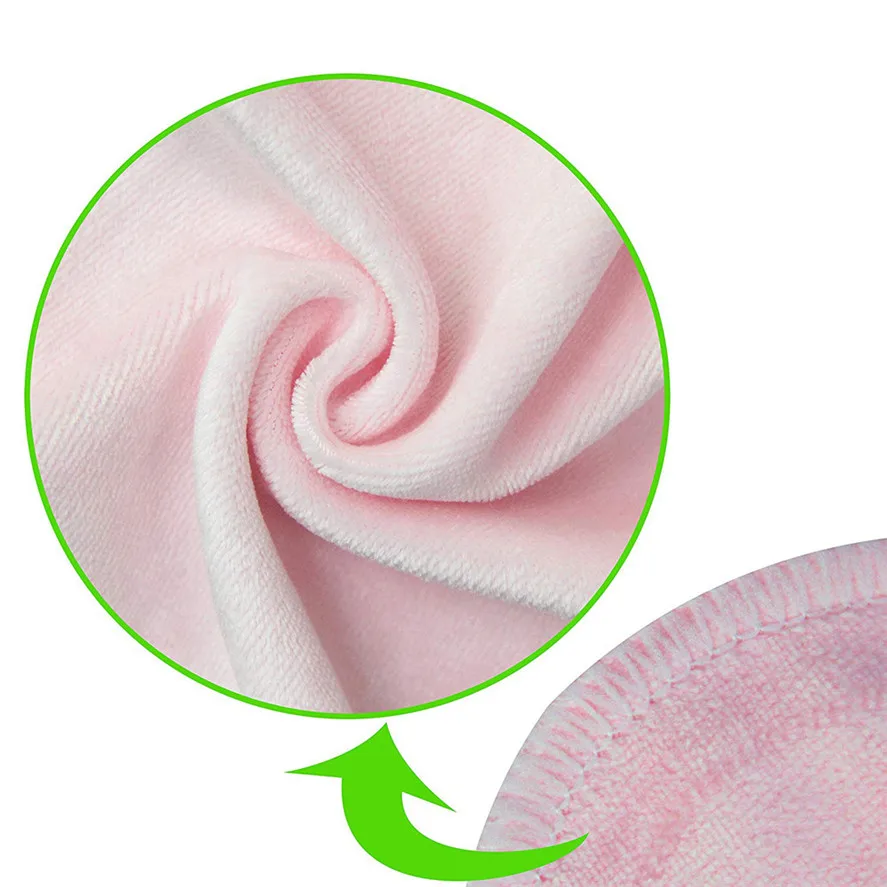 16 шт. бамбуковые накладки для снятия макияжа Многоразовые Мягкие подушечки ухода