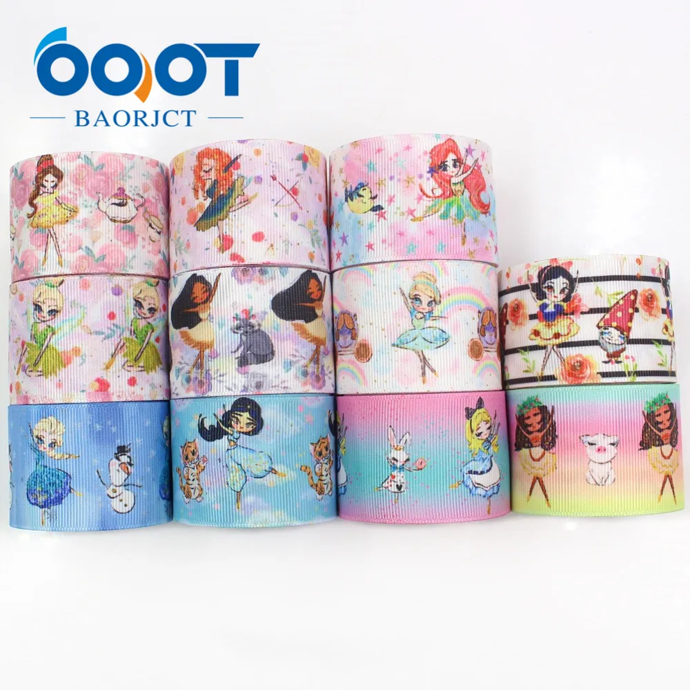 OOOT BAORJCT I 19426 1076 1 1/2 &quot 10 ярдов мультфильм теплопередачи печатных grosgrain ленты лук