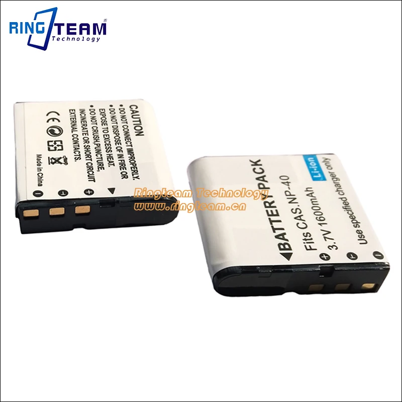 Аккумуляторная батарея для цифровой камеры совместимая с Casio NP-40 NP-40DCA NP-40DBA и BENQ E610