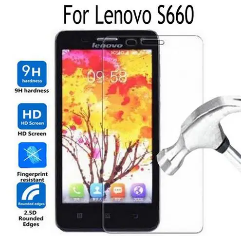 

Закаленное стекло для Lenovo S660 S668T, защитная пленка для экрана Lenovo S 660 2.5D 9H, закаленная защитная пленка, стеклянная пленка