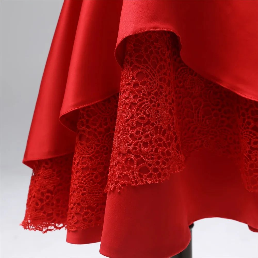 

2020 Homecoming Dress Lace Charming Party Dresses Halter Bridesmaid Graduation Dresses Vestido De Formatura L1122