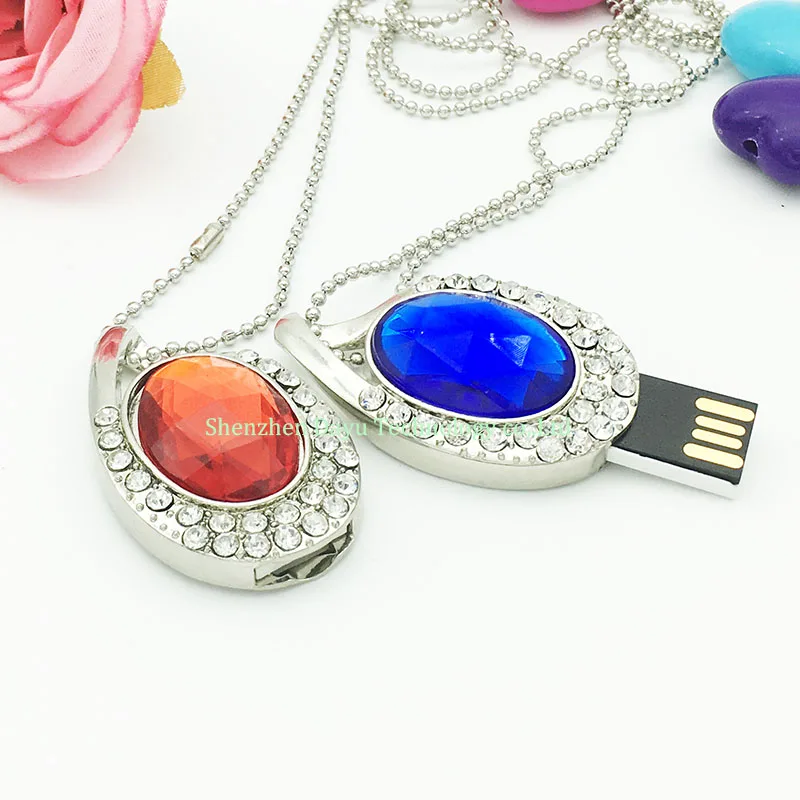 Full capacity usb flash drive 16gb crystal Pendants pen 4gb Thumb 8gb memory stick 32gb card 64gb | Компьютеры и офис