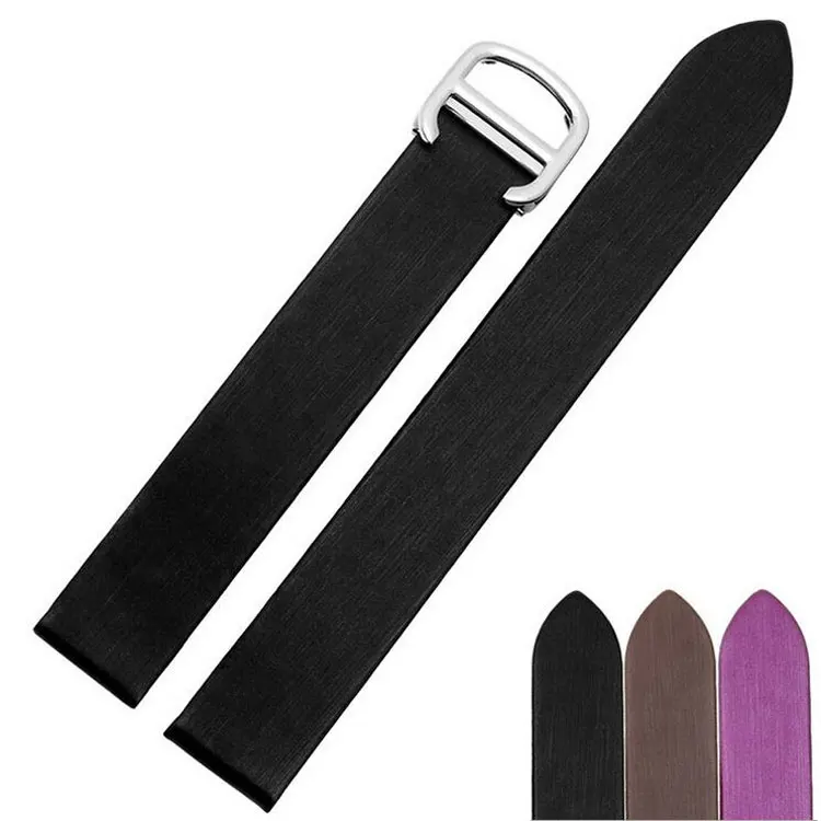 14 мм женщины высокое качество черный/коричневый/фиолетовый шелк узор ремешок