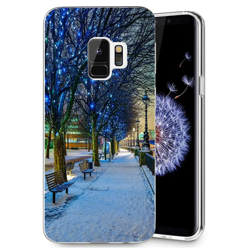 Phone Case For Samsung Galaxy S3 S9 S9Plus S8 Plus S7 edge Note 8 Soft Silicone TPU Ultra Thin Cute Cat Painted Back Cover E069 | Мобильные