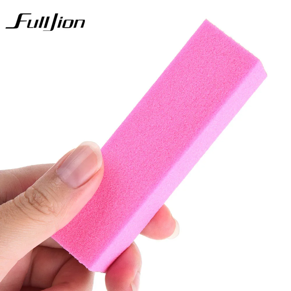 Fulljion 5pcs/set Nail File Buffers Brush Durable Tips Buffing Sanding Files Block for UV Gel Polish Manicure Tools | Красота и