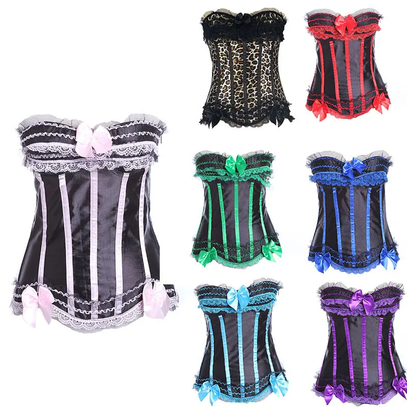 Женское нижнее белье со шнуровкой 8 цветов|corset dress|striped corsetcorset free shipping |