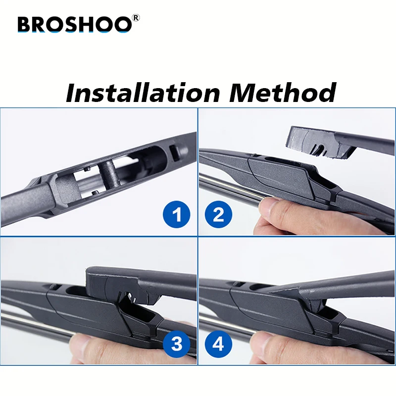 

BROSHOO Car Rear Wiper Blades Back Windscreen Wiper Arm For Subaru Crossover 7 Hatchback (2014-) 355mm,Windshield Auto Styling