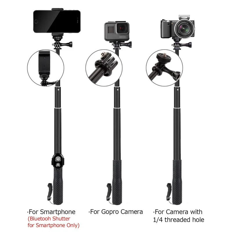 Anordsem для Gopro набор аксессуаров крепление для Go pro Hero 7 6 5 Hero2018 Hero 4 3+ ручной монопод Штатив с сумкой для хранения