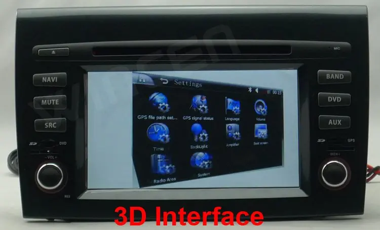 6 2 &quotАвтомобильный DVD плеер для Fiat Bravo с 3D Меню Многоязычная поддержка бортовой