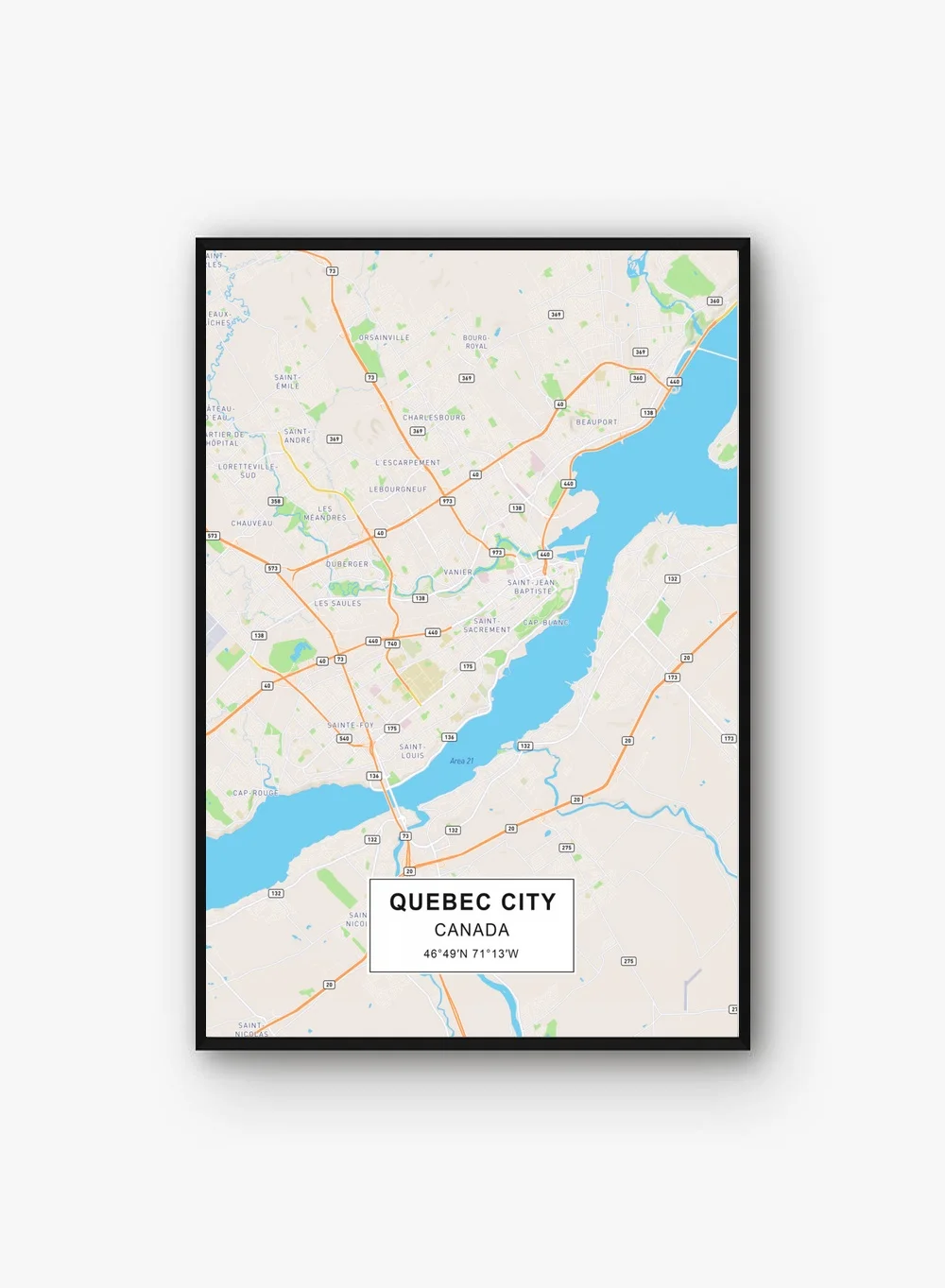 QUEBEC CITY Riga Rio de Janeiro Poster Canvas Art Prints Painting Wall Picture for Children Living Room Decor | Дом и сад