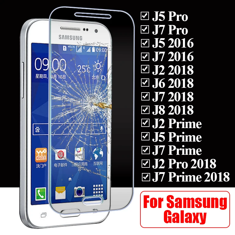 Защитное стекло для samsung samsubg samsyng j2 j5 j7 prime pro 2016 на galaxy galax j6 j8 2018 j 7 5j 2j 6j 7j протектор